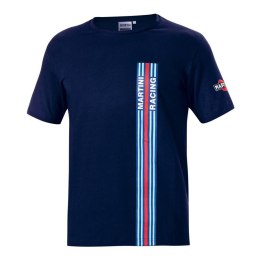 T-Shirt Sparco Big Stripes Martini Racing R.XS Czarny