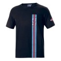 T-Shirt Sparco Big Stripes Martini Racing R.XS Granatowy