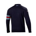 Wełniany sweter Sparco Crewneck Martini Racing R.M Granatowy