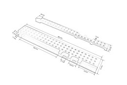 Mocowanie fotela BMW Platforma lekkie FIA Aluminiowe
