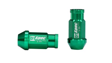 Nakrętki D1Spec Replika Alu M12x1,5 40mm Zielone