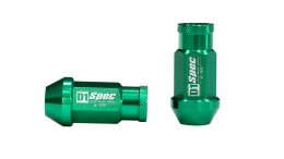 Nakrętki D1Spec Replika Alu Race M12x1,25 50mm Zielone