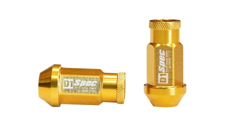 Nakrętki D1Spec Replika Alu Race M12x1,25 50mm Złote