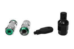 Nakrętki Epman Performance M12x1,5 Zielone zabezpieczające