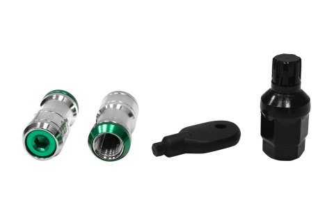 Nakrętki JDM Performance M12x1,25 Zielone zabezpieczające