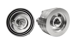 Podstawa Adapter relokator filtra Oleju Turboworks AN10 Srebrny