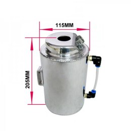 Aluminiowy zbiornik odmy oil catch tank 1,5l z filtrem IRP