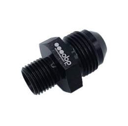Adapter Nypel Męski AN na BSP - Czarny OBP R.AN10 na 1/2BSP