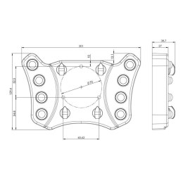 Ecumaster Steering Wheel Control Panel - Wersja bezprzewodowa