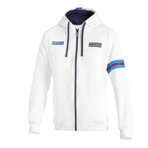 Bluza z kapturem Sparco Martini Racing R.XL Biały