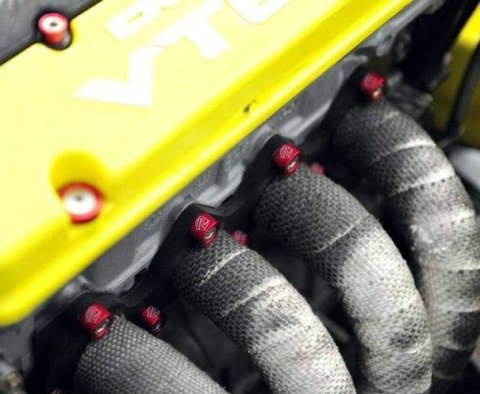 Śrubki, podkładki ozdobne M8x1.25 25mm JDM Purple