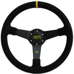 Kierownica zamszowa QSP 3 ramienna 350mm / 70mm