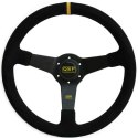 Kierownica zamszowa QSP 3 ramienna 350mm / 70mm