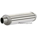 Uniwersalny tłumik owalny Powersprint HF-45 R.65mm