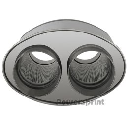 Uniwersalny tłumik owalny Powersprint Short Box R.65mm