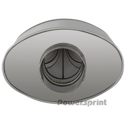 Uniwersalny tłumik owalny Y Powersprint Short Box R.1x76mm x 2x60mm