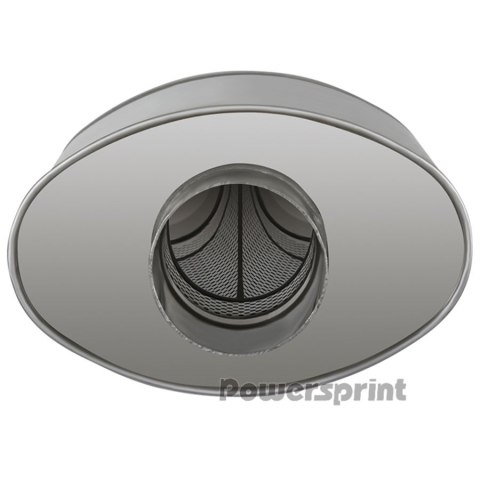 Uniwersalny tłumik owalny Y Powersprint Short Box R.1x76mm x 2x60mm