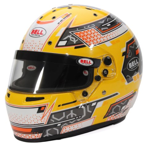 Kask kartingowy Bell RS7-K Stamina Yellow R.XL (61-62cm)