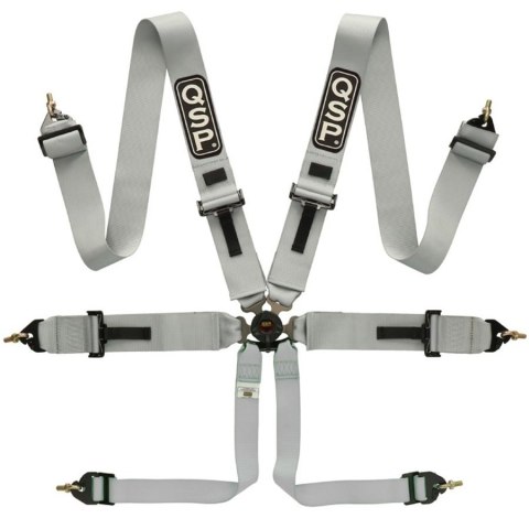 Pasy QSP Pro Plus 6p 3in FIA Szary