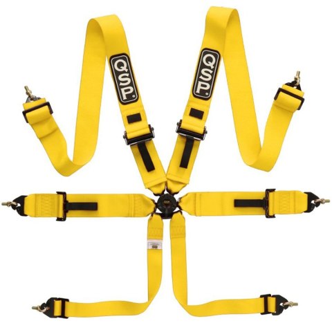 Pasy QSP Pro Plus 6p 3in FIA Szary