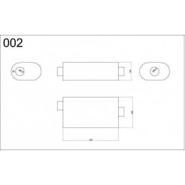 Tłumik Środkowy 63mm RM