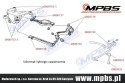 Zestaw zawieszenia tylnego - MPBS: 0800703 BMW 3 E36,
