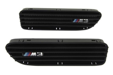 Nerki wloty boczne BMW 3 E46 M3 Black