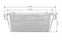 Intercooler TurboWorks 600x300x100 wejścia 4" Bar and Plate