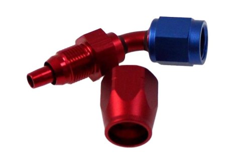 Końcówka 45° AN8 zaciskana nożycowa