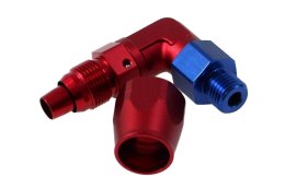 Końcówka 90° AN6-1/2-20NPT (AN5) zaciskana kuta nożycowa