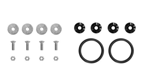 Zapinki zderzaka klapy Quick Release Black