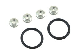 Zapinki zderzaka klapy Quick Release Silver