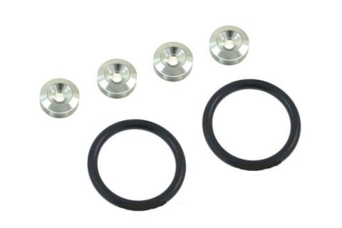 Zapinki zderzaka klapy Quick Release Silver