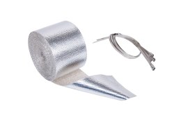 Zestaw Taśma termiczna aluminiowa 5m + opaski