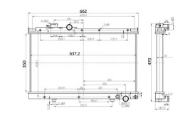 Sportowa Chłodnica Wody Toyota Celica Gt Mt 94-99