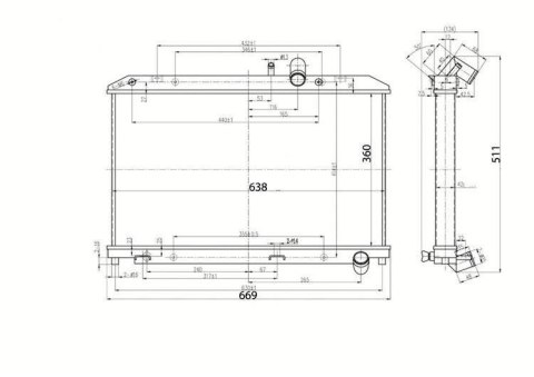 Sportowa Chłodnica Wody TurboWorks Mazda Rx-8 2004