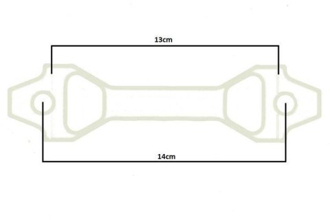Uchwyt Akumulatora D1Spec 15cm silver