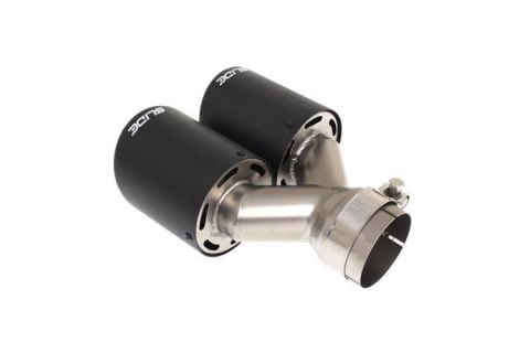 Podwójna Końcówka tłumika 101mm wejście 76mm SLIDE