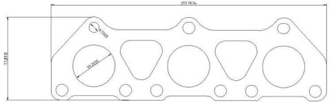 Flansza kolektora wydechowego Audi 2.7 BiTurbo