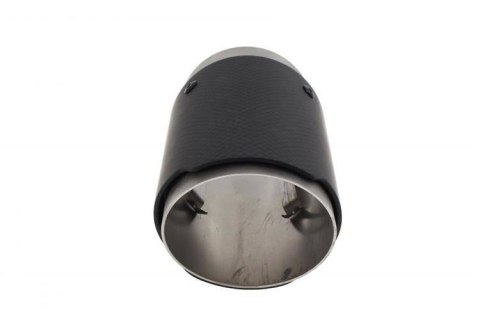 Końcówka tłumika 80mm wejście 67mm Carbon Matt
