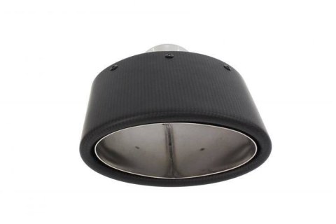 Końcówka tłumika 82x152mm wejście 60mm Carbon Matt