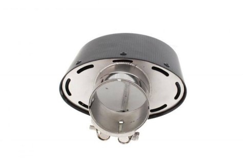 Końcówka tłumika 82x152mm wejście 60mm Carbon Matt