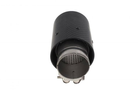 Końcówka tłumika 89mm wejście 65mm Carbon Matt