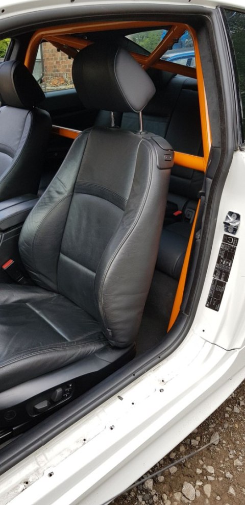 Rollbar skręcana pół klatka BMW 3 E92 Coupe Black