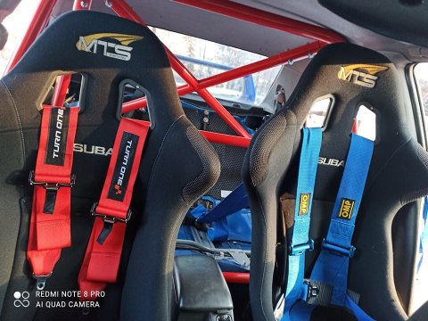 Rollbar skręcana pół klatka Subaru Impreza GD WRX STI Black
