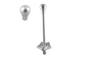 Short Shifter BMW E90 E82 Gałka Krótka srebrna Aluminium