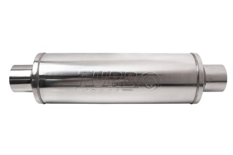 Tłumik Środkowy 76mm TurboWorks RS 304SS 450mm