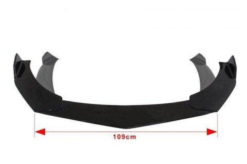 Uniwersalny splitter przedniego zderzaka 3cz.