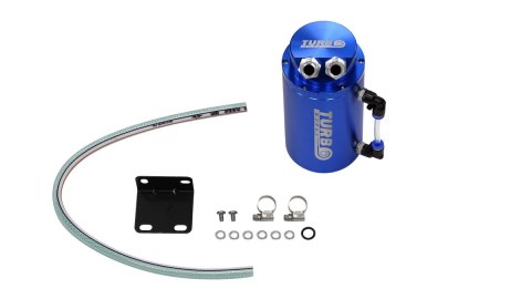 Oil catch tank 0.7L 15mm TurboWorks Blue