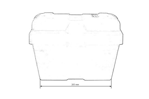 Skrzynka obudowa akumulatora Soft 260x180x200